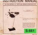 Scherr-Tumico-Scherr Tumico QC-4000, Optical Comparator, Operation & Programmming Manual 1989-QC-4000-01